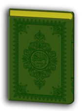 Golden Quran luxury leather